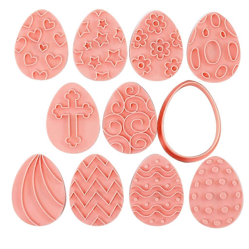 10Pcs Easter Theme Chocolate Cookie Kitchen Molds Cake Decorating Tools