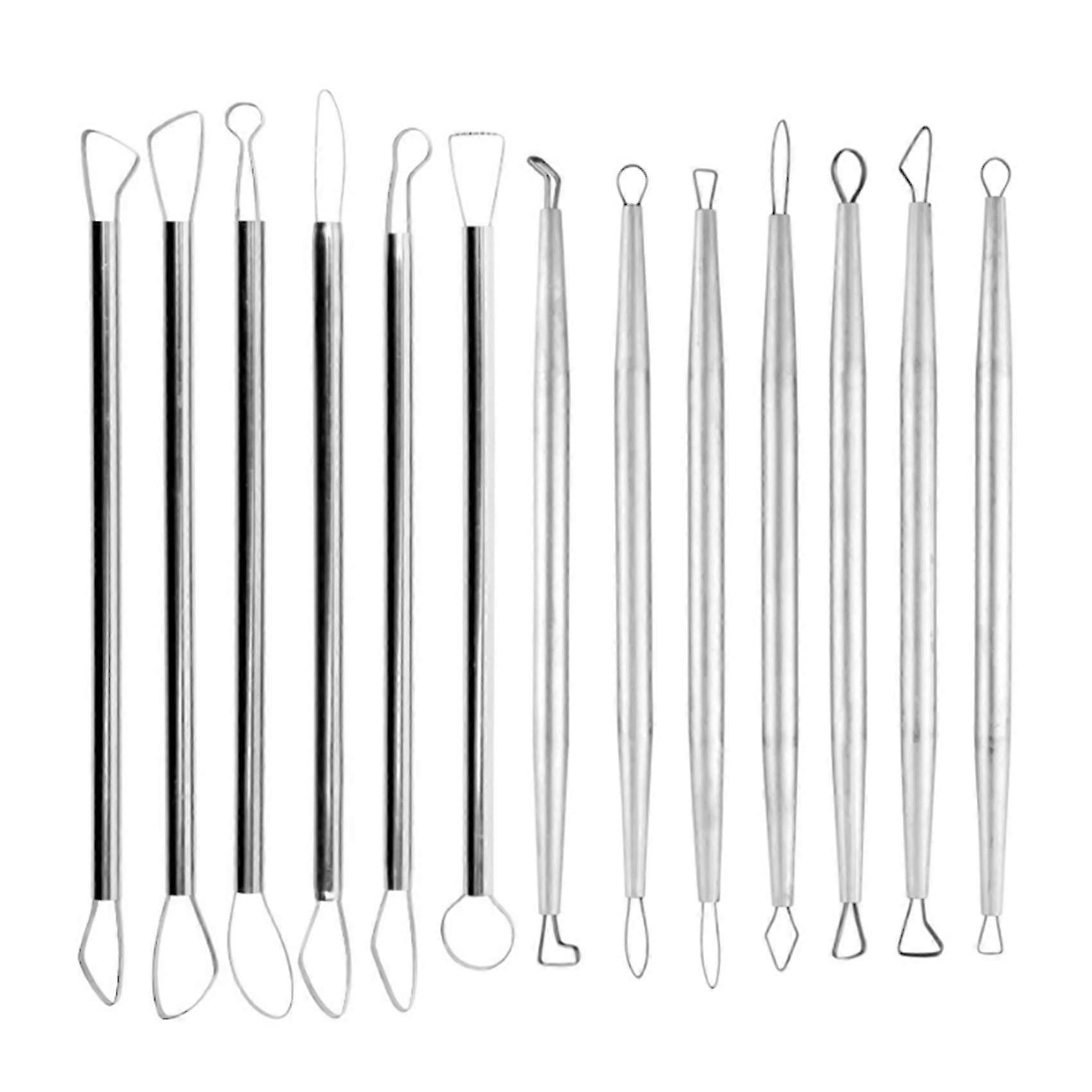 Polymer Clay Tools Pottery Ceramic Sculpting Tools Carving Ribbon Wire End Loop Clay Tools Set