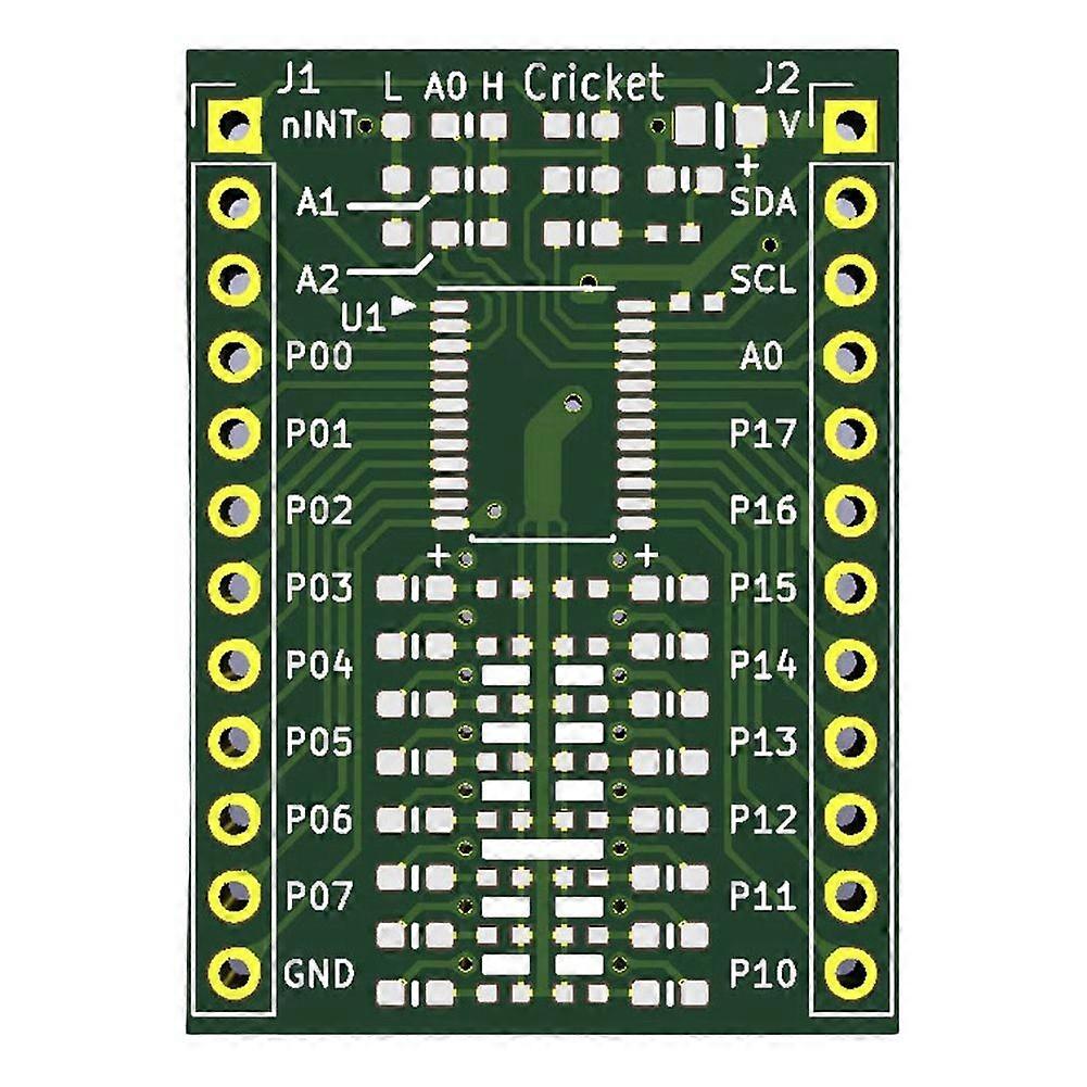TCA9555 Expansionsmodul IIC/I2C GPIO Expansionskortmodul 16 digitala ingångar och utgångar