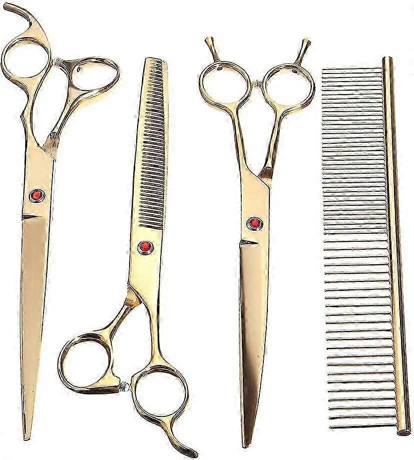 Professional Dog Care Scissors Set