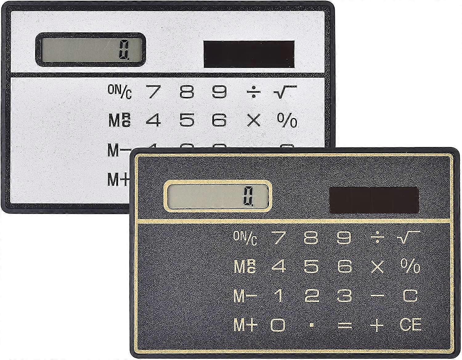 Calculators For Students, 8 Digit Slim Calculatorsolar Power Thin Calculators Desktop Calculator For Daily And Basic Office e School Class Se,5137