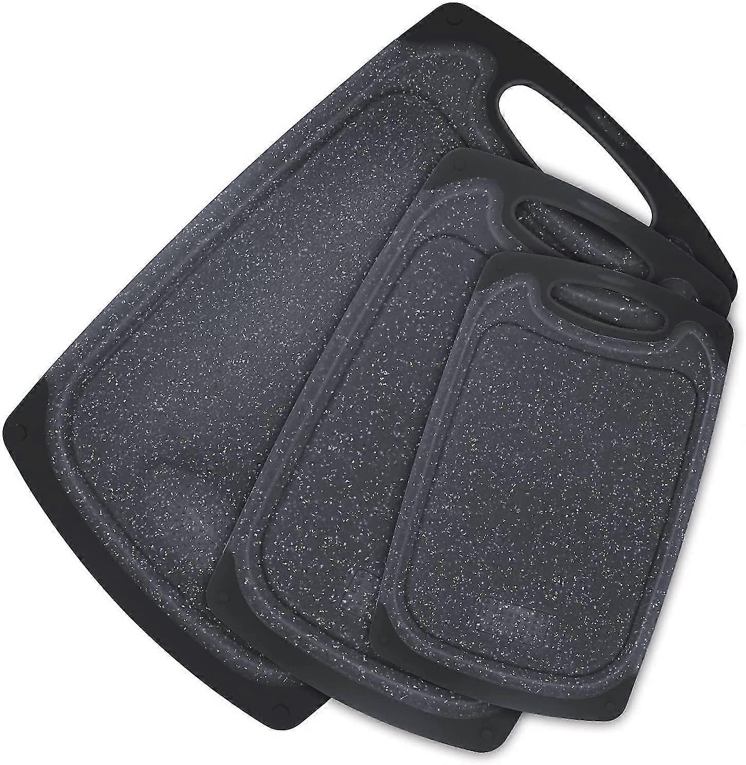 Kitchen Cutting Board (set Of 3),professional Chopping Boards Sets,dishwasher Safe Cutting Boards With Juice Grooves Carrying Handle No Bpa