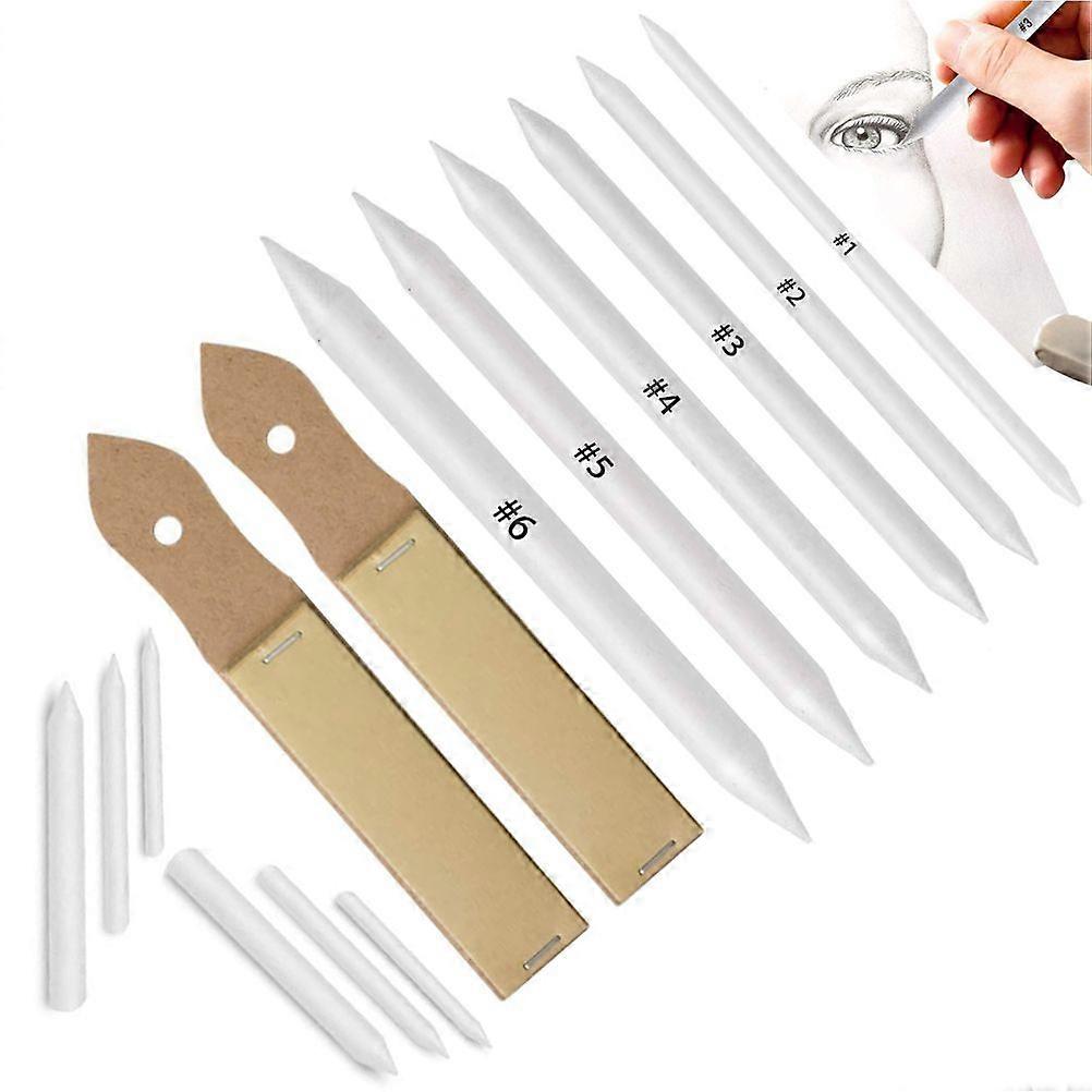 14PCS 混合树桩玉米饼套件 艺术混合树桩与砂纸