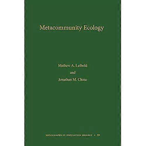 Metacommunity Ecology, Volume 59