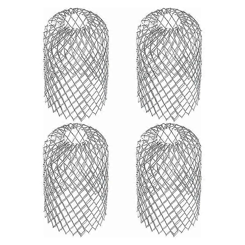 4x Aluminum Gutter Filters 3 Inch, Gutter Filters, Gutter Protection Grille, Metal Gutter Guards for Home Eaves Ditch Sewer Against Leaves You