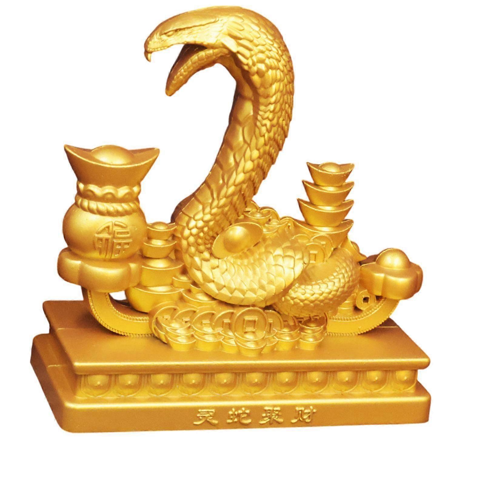 スネーク像ギフトデコレーション動物置物新築祝い本棚デスク用