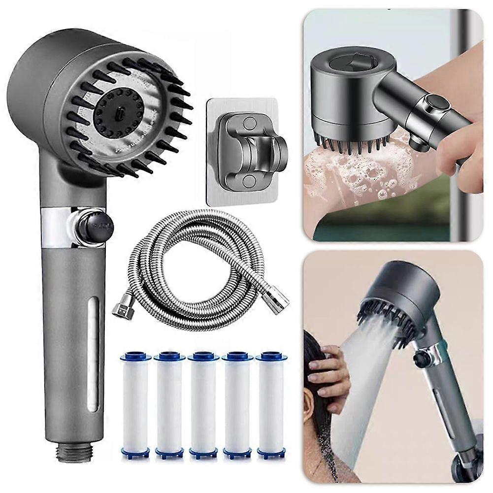 Filtered Shower Head with Handheld High Pressure 3 Spray Modes ShowerHead with Filter Multipurpose Massage Head Set