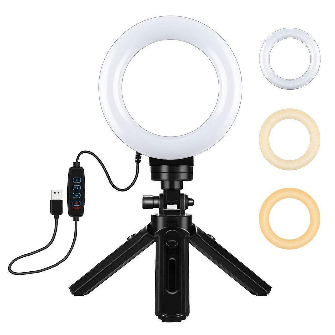 4.7 inch Ring Light + Pocket Tripod