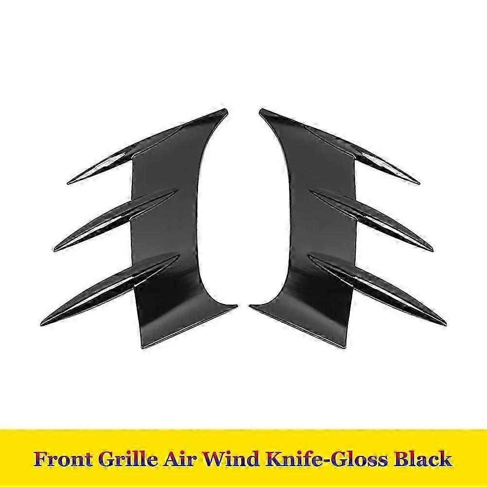 Car Accessories Front Bumper Spoiler Fog Lamp Grille Air Wind Knife Cover Trim Strip For Mercedes Benz Glb Class X247 2020 2021+vehicle Dashboard Acce