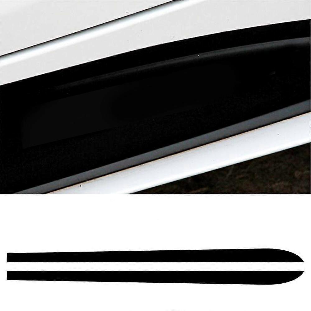 2pcs Side Skirt Racing Stripes Decal Stickers Vinyl Replacement for BMW f30 f31 f22 f23 e90 e91 e92
