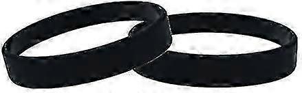 Silikonearmbåndspakke med 10 ungdomsstørrelser (sort)