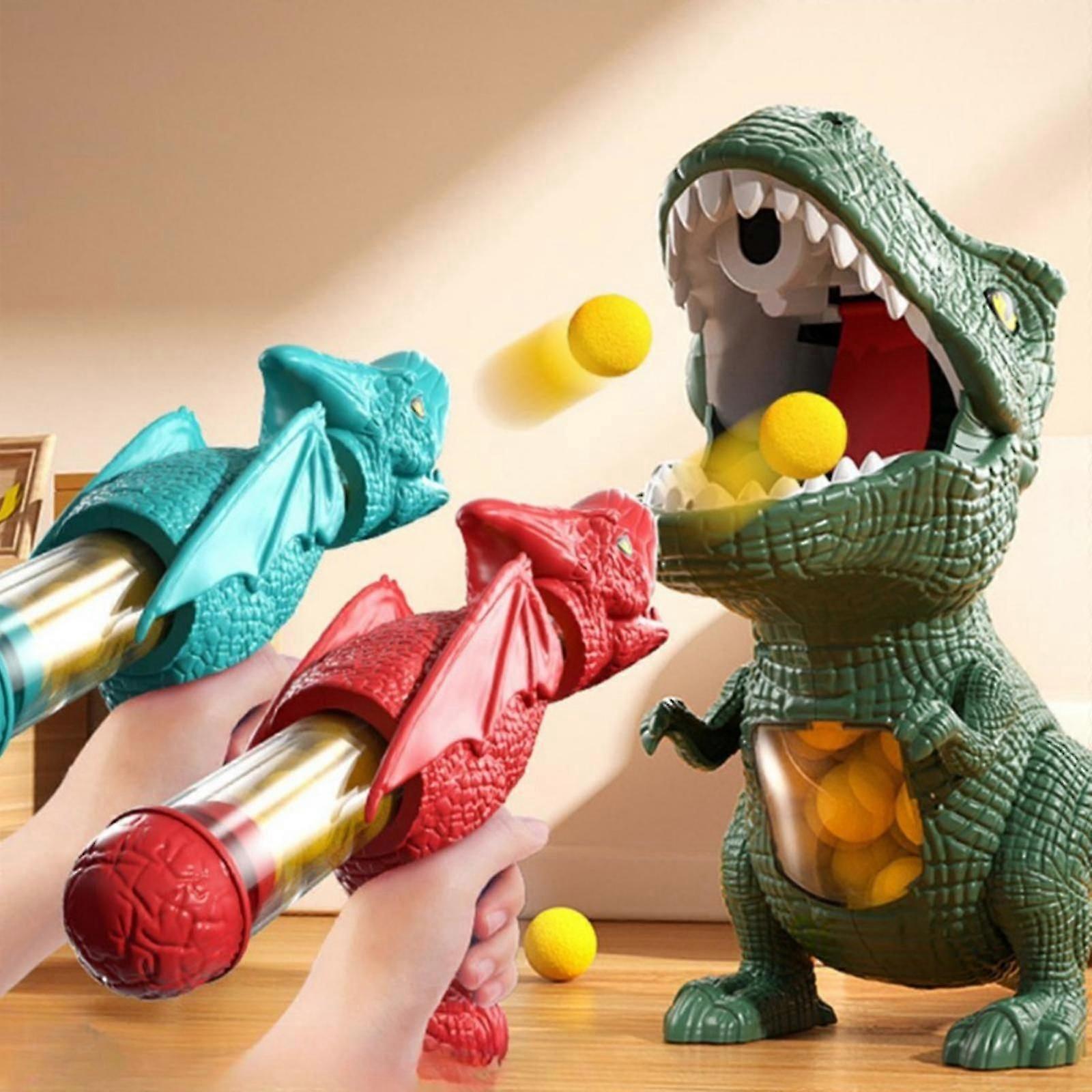 Universal Rotating Spray Dinosaur Kids Shooting Soft Dinosaur Model Toys