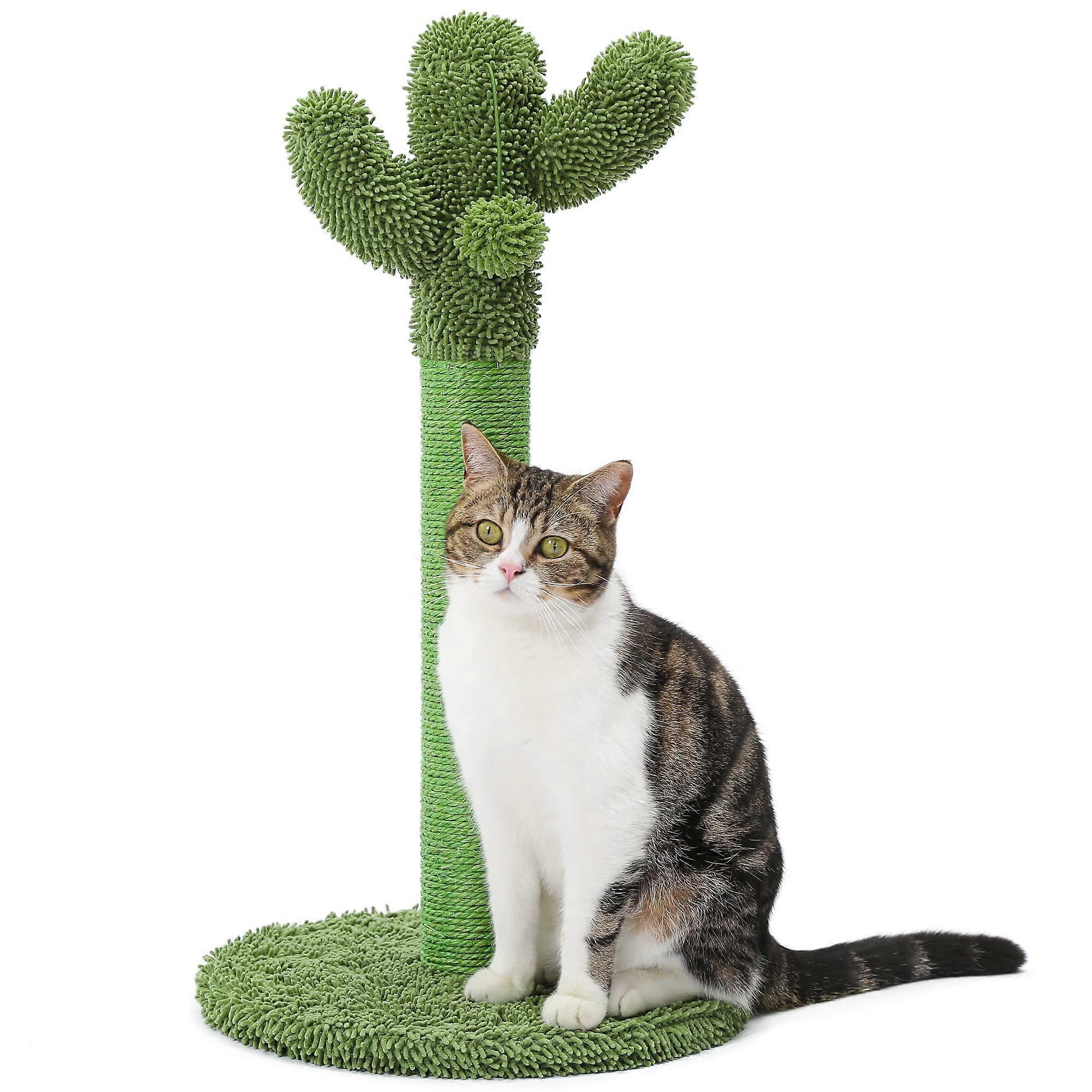 Medium scratching post Cat Scratching Post, Sisal Wrapped, Free Standing, Gray Color, Cat Furniture