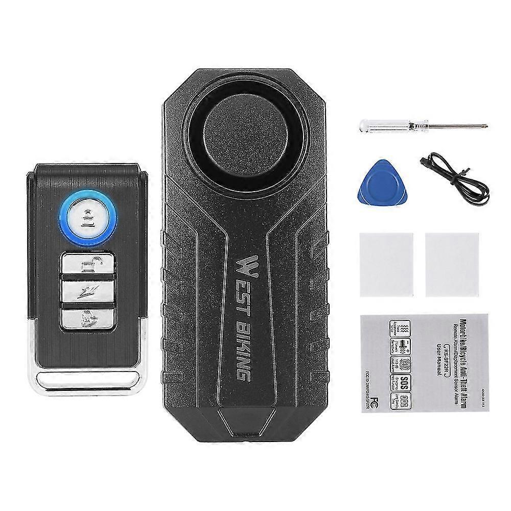 Antitheft Bicycle High Visibility Alarm Wireless
