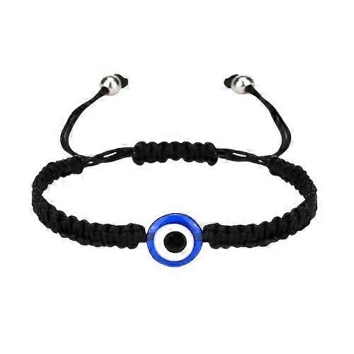 Tartaruga elefante Hamsa mão azul mau-olhado contas de vidro pingente sorte vermelho trançado corda pulseira de corrente para mulheres homens com boa sorte