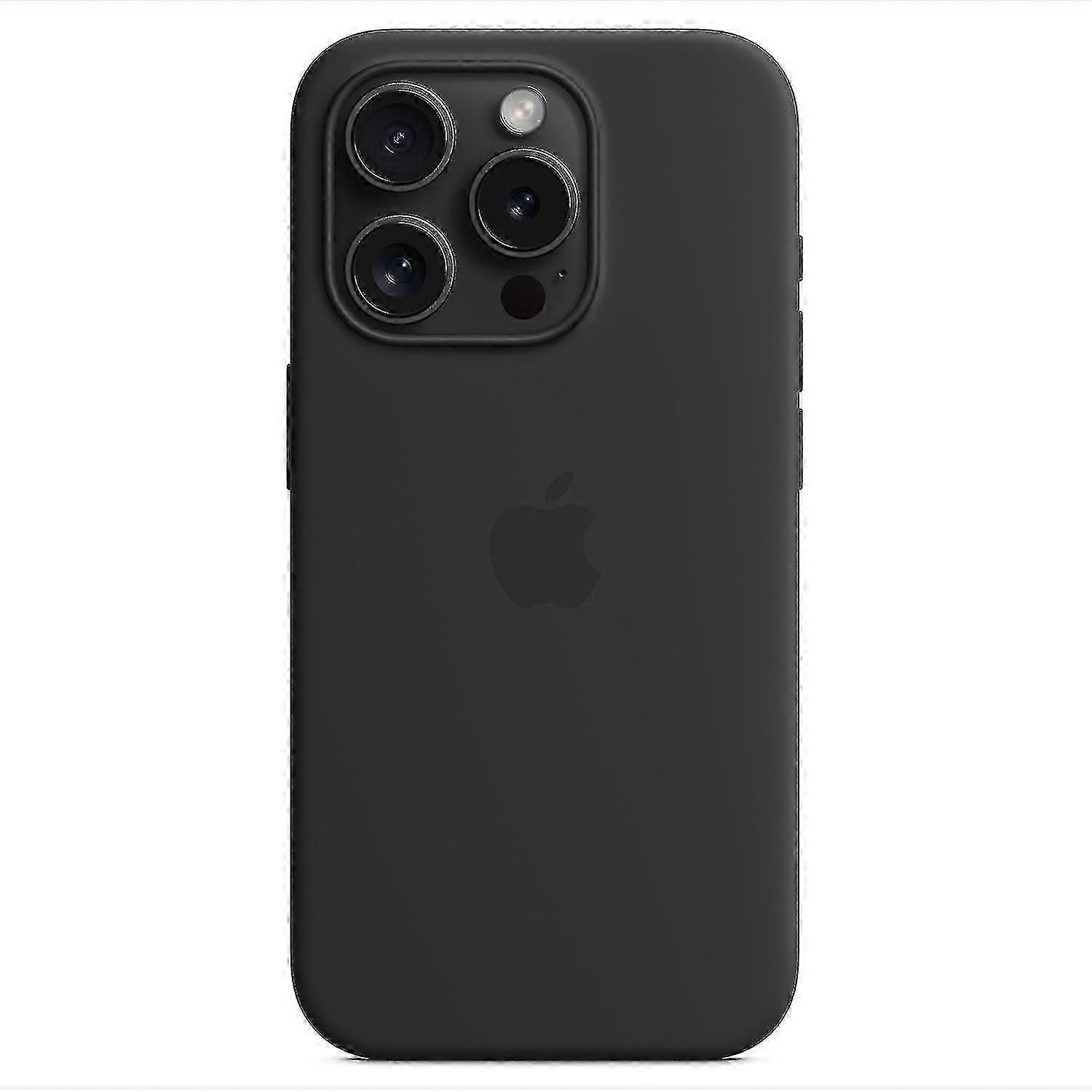 Capa de silicone para celular compatível com iPhone 15 Pro e MagSafe-aaba