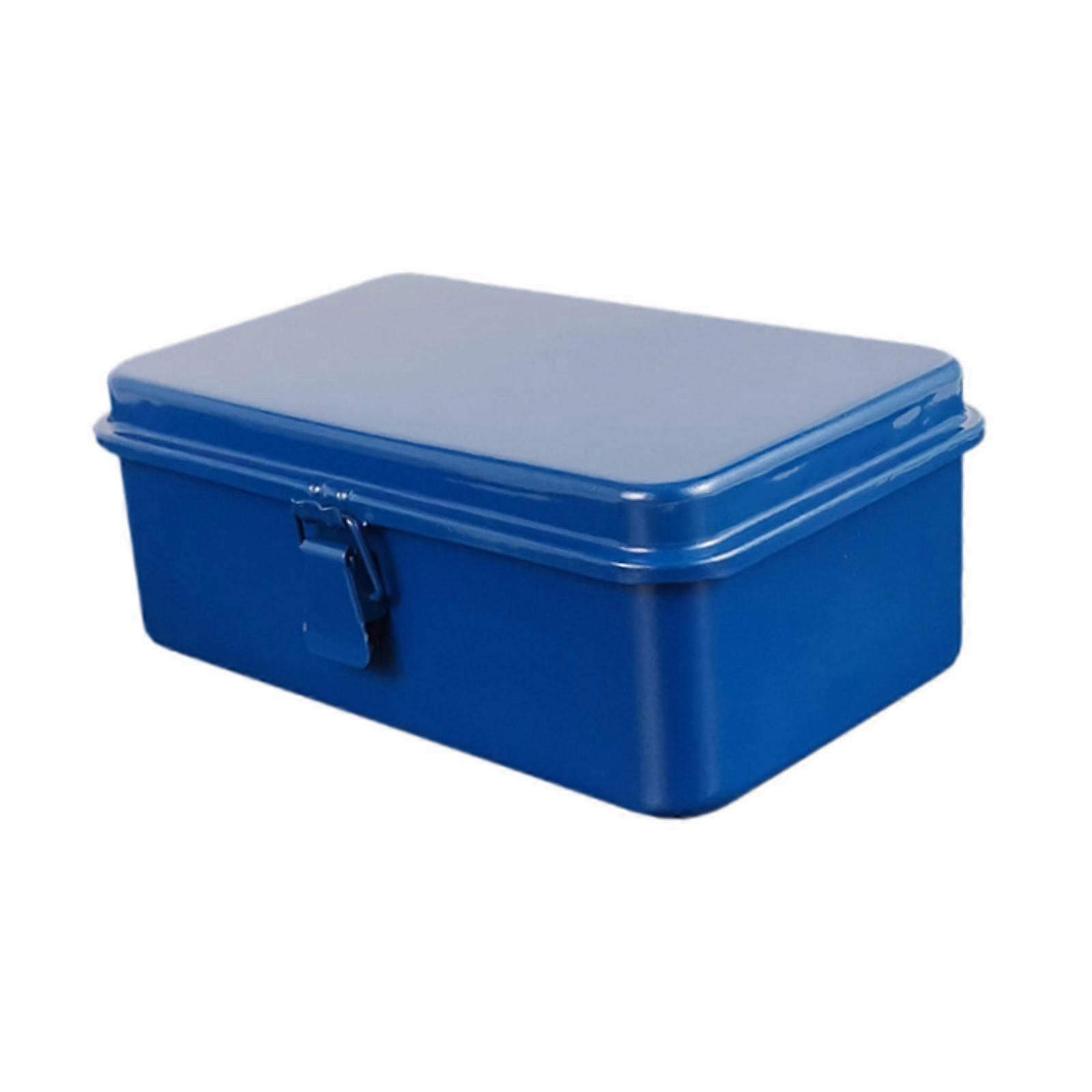 Iron Storage Box Metal Case Portable Blank Empty Box Storage Container for
