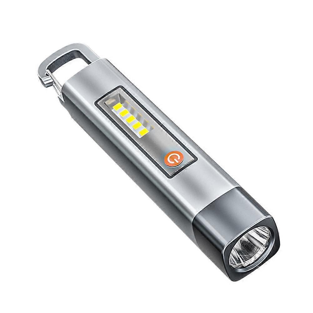 LED Flashlight Super Bright with Hook USB Rechargeable
