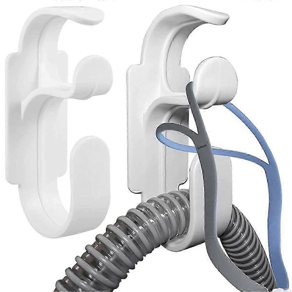 شماعات حامل خرطوم CPAP مناسبة للسرير والجدار وحامل القناع وخطاف الخرطوم يتجنب الخرطوم