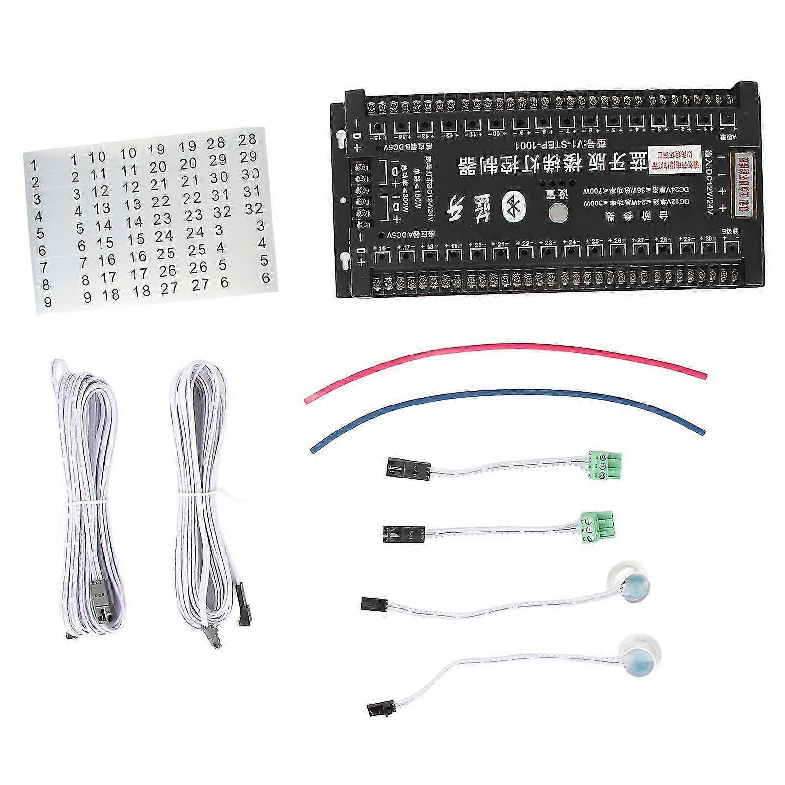 12V 24V Bluetooth Stair Light Controller IP20 LED Step Stair Lamp Sensor Controller for Hotel