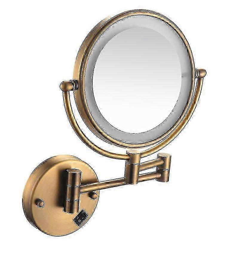 10x Led Lighted Wall Mounted Mirror Câblage