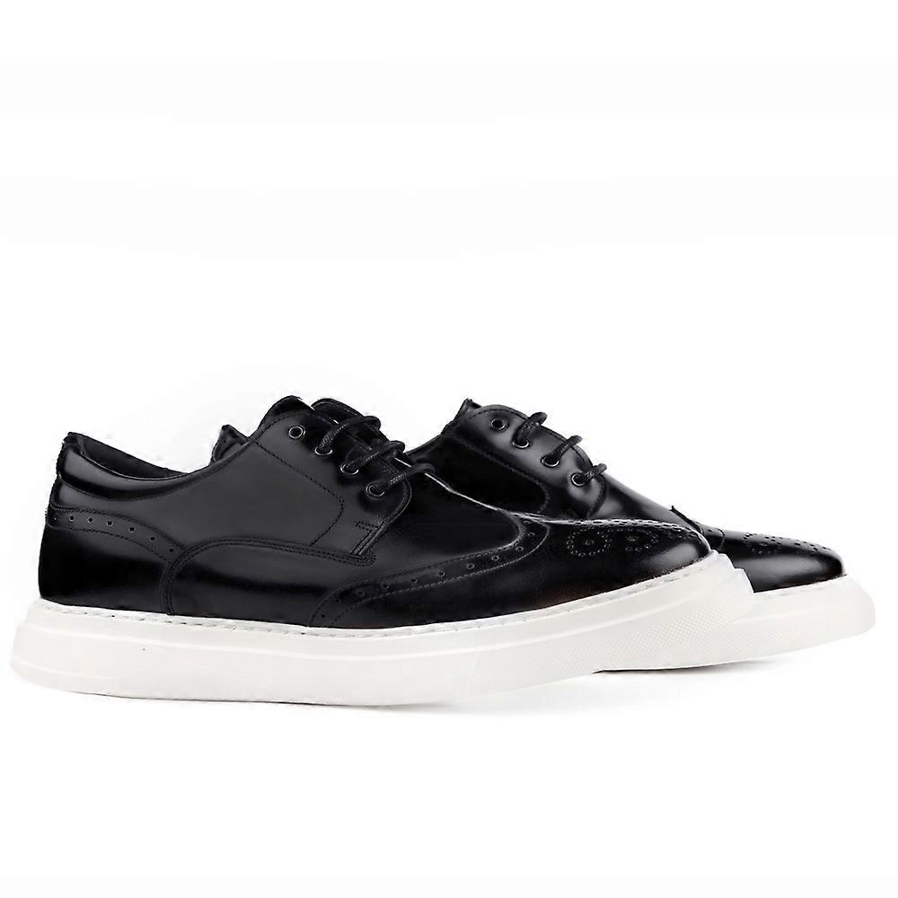 Chaussures rehaussantes Masaltos pour homme 7cm. Livourne noir