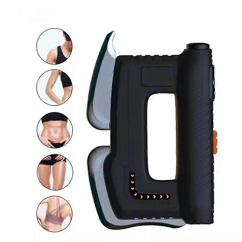 Ebox Fascia Ems Red Light Therapy Heated Muscle Scraper And Back Massager Black