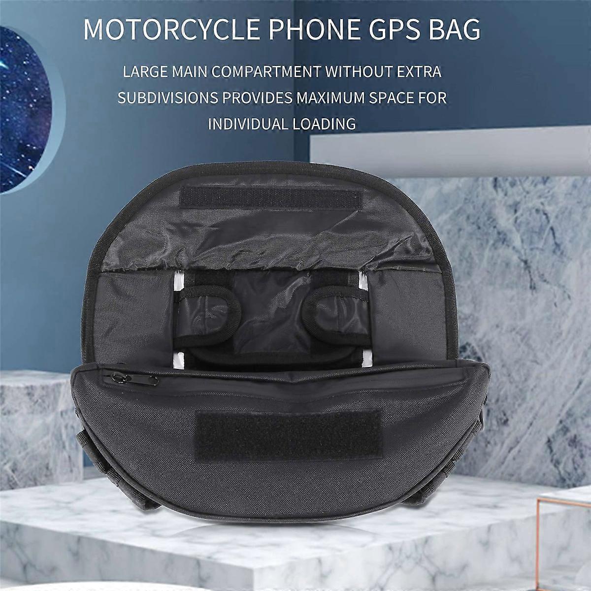 Motorcycle Handlebar Bag Magnetic Tank Bike Saddle Bag for Big Screen Phone / GPS for R1200GS F800GS