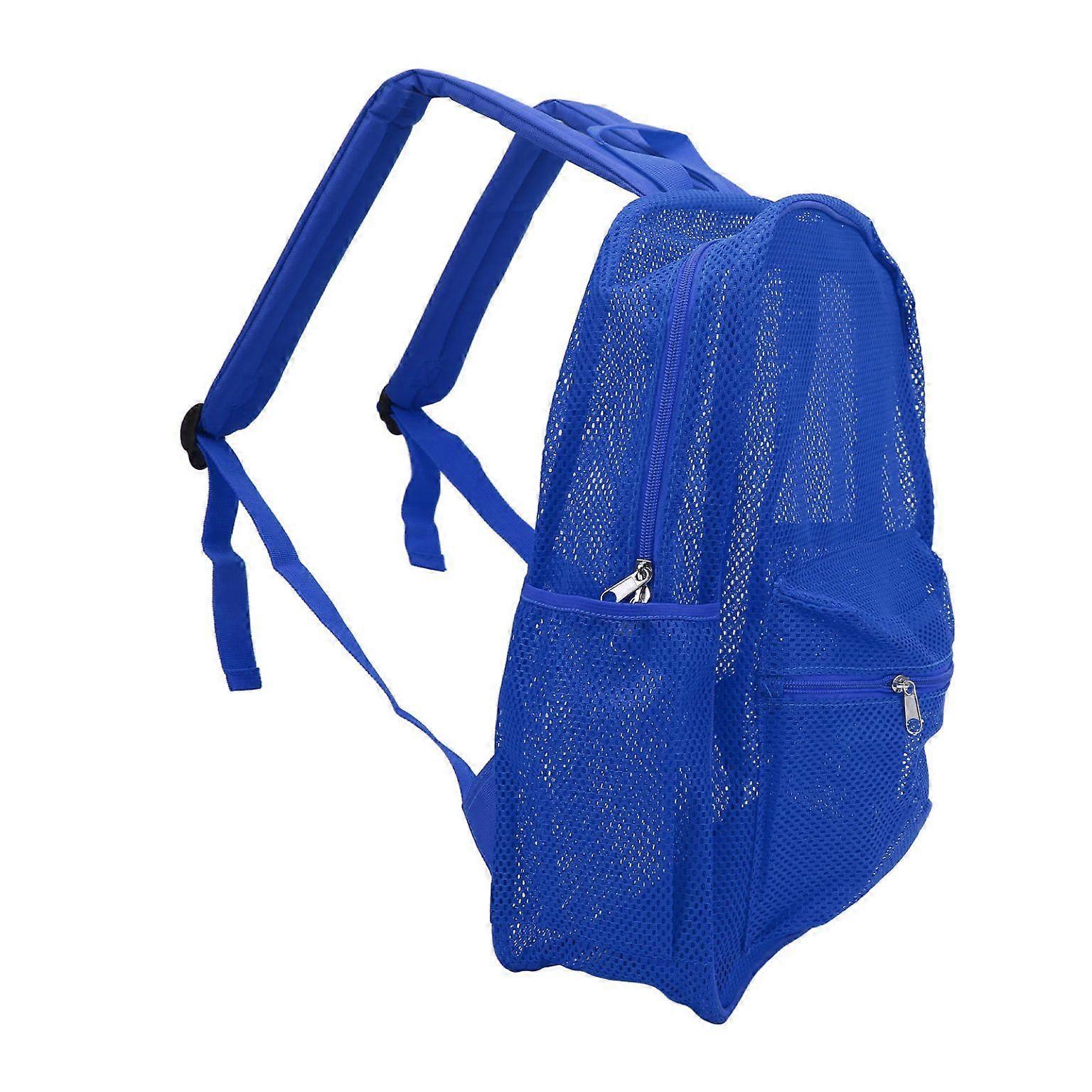 Heavy Duty See-Through Mesh Backpack for Beach