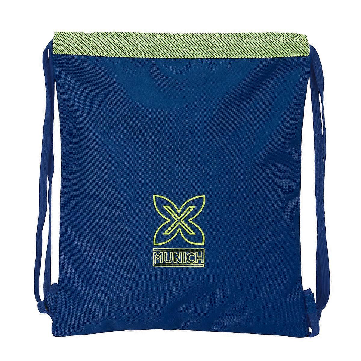 Backpack with Strings Munich North Navy Blue 35 x 40 x 1 cm