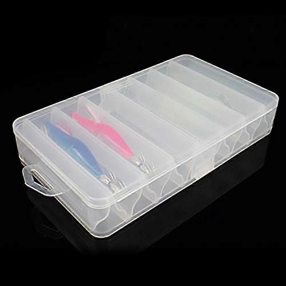1 Box Fishing Lure Box for Fishing Storage Double Sided 14 Compartments