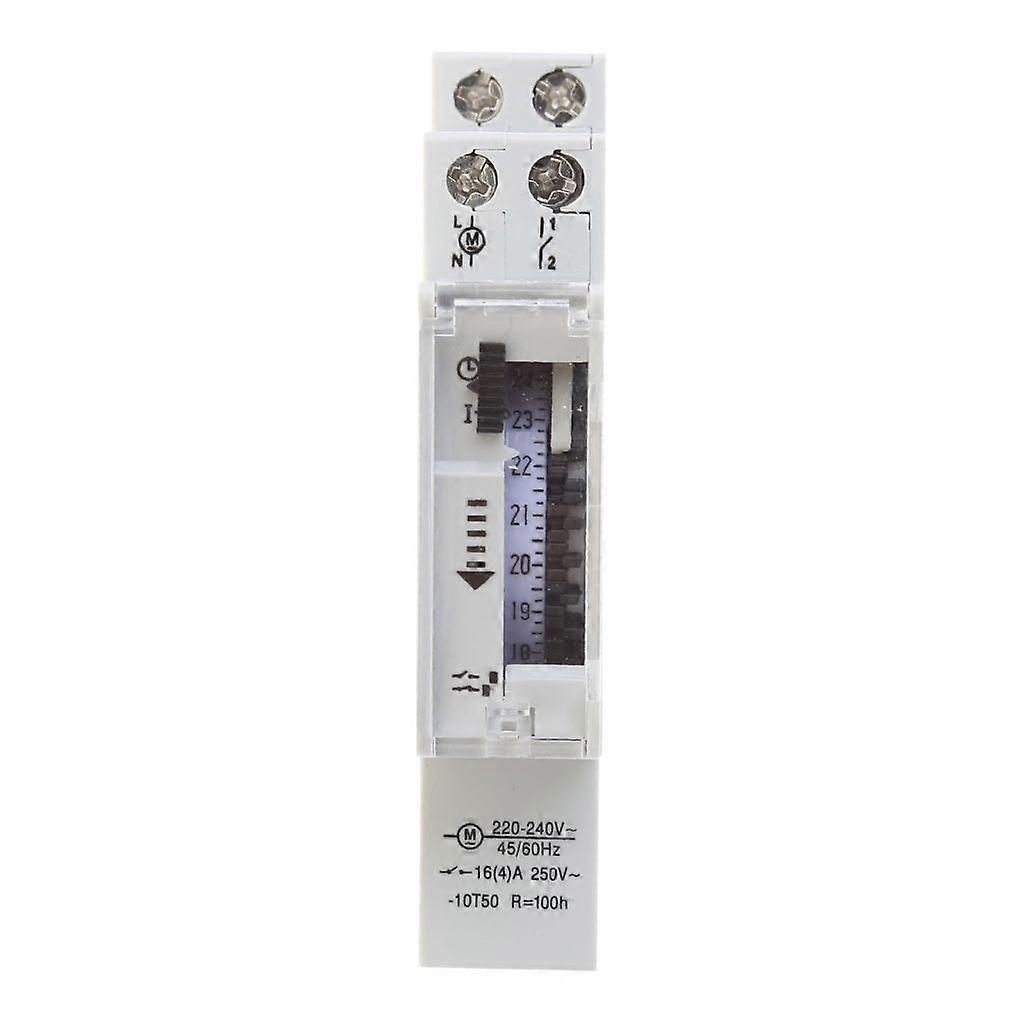 220V 16A Plastic Material Timing Control Mechanical Timer Switches 24 Hours