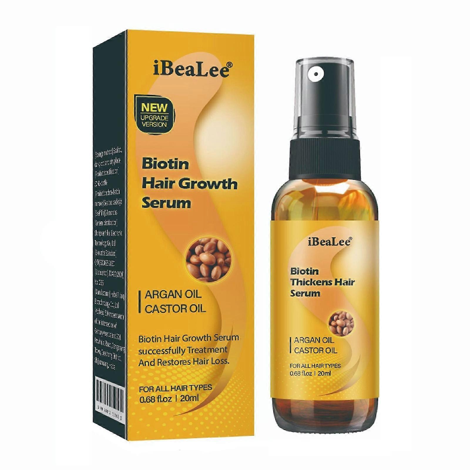 Biotin Spray 20ml Strong And Strong Hair Massaging Scalp Dense And Solid Hair Avoidance-loss Nourishing Solution Color Protection
