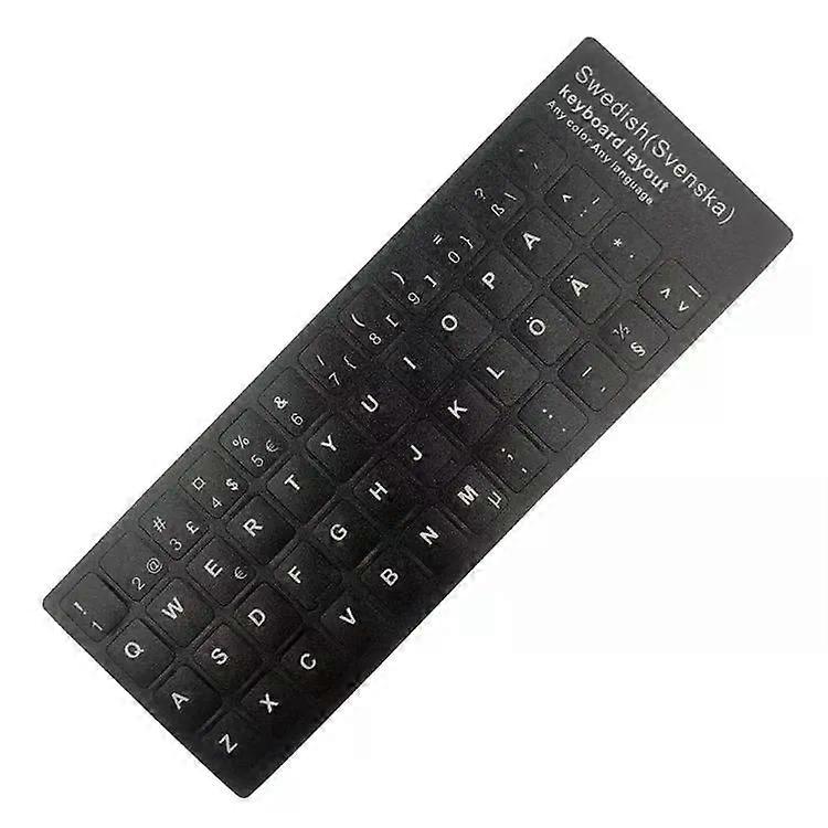 Swedish Laptop Keyboard Sticker-Durable,Easy to Apply,