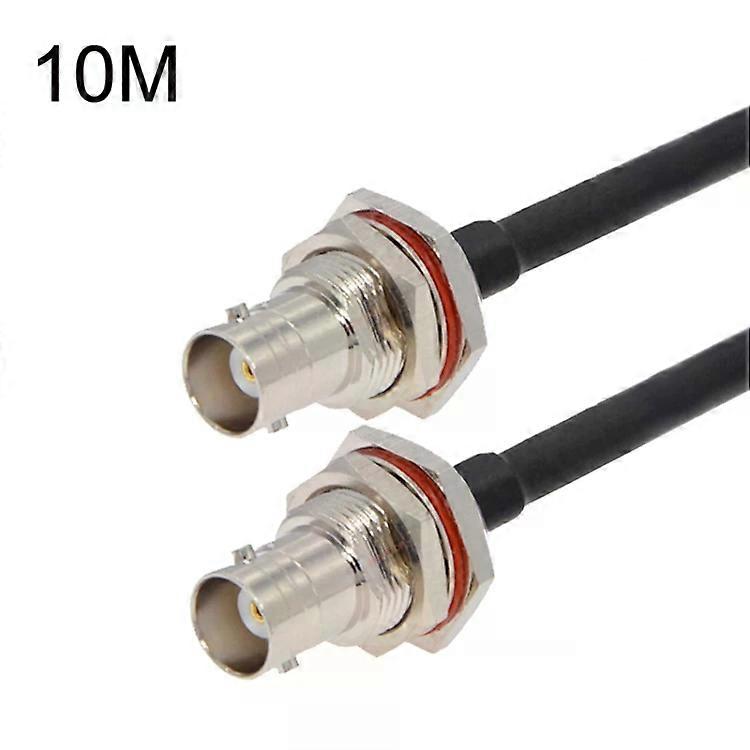 BNC Female to BNC Female Coaxial Adapter Cable-10m,Waterproof,RG58
