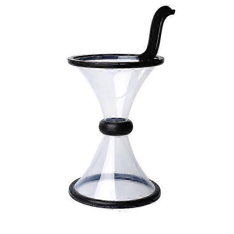 Circular Savings Bank with Transparent Vortex Design