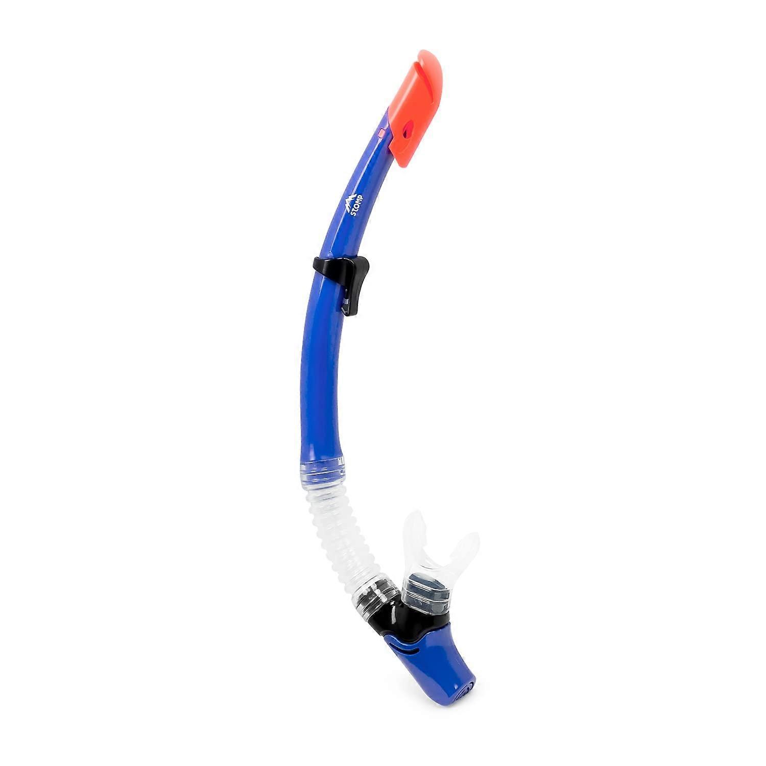 Diving Dry Snorkel with Splash Guard and Top Valve Prevent Water Snorkels Entry