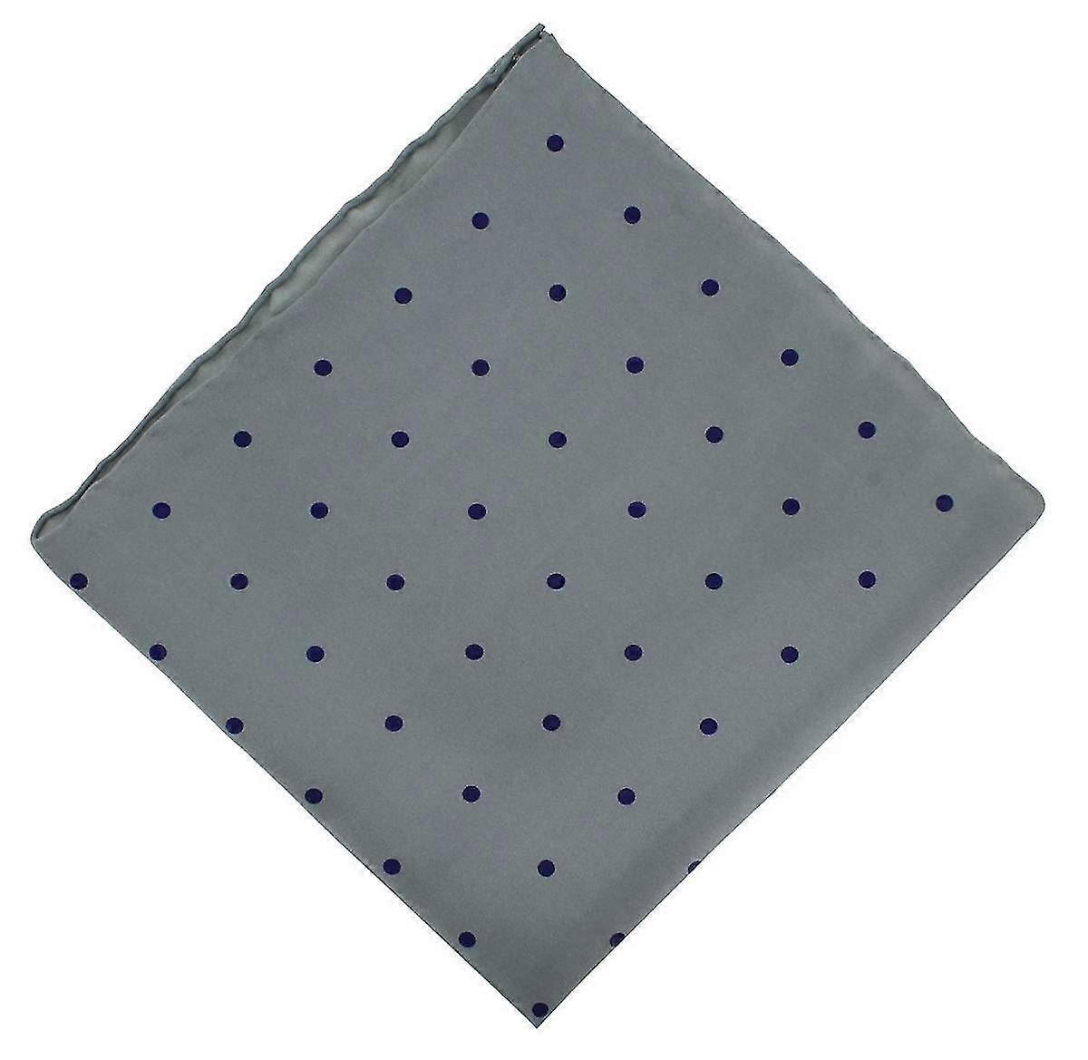 Spotted Handkerchief - Light Grey/Navy BAD