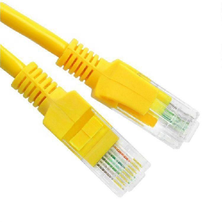1-pack yellow Category 5e finished network cable mechanism jumper ADSL router network connection cable