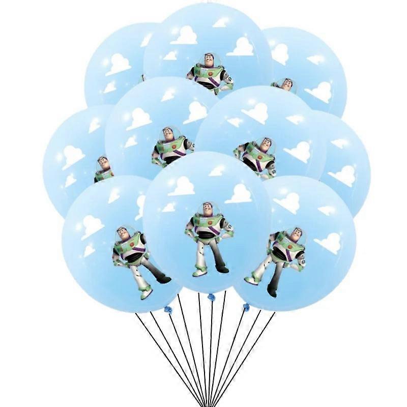 Buzz Lightyear Birthday Balloons 12" Party Decor Set (10/20/30 Pack)
