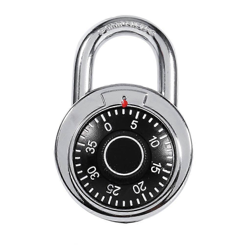 3-Digit Kombo Hanging Lock, Keyless Mini Vine Lock, Zinc Alloy Round Dial Combination Code Cabinet Lock