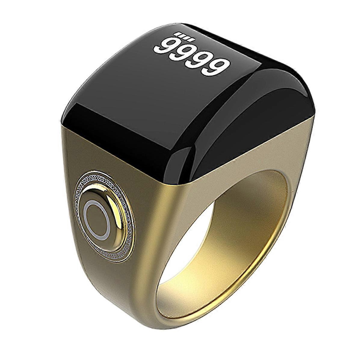 Smart Ring, Digital Tasbih Finger Counter with OLED Screen, Waterproof, APP Support Counter Smart Ring