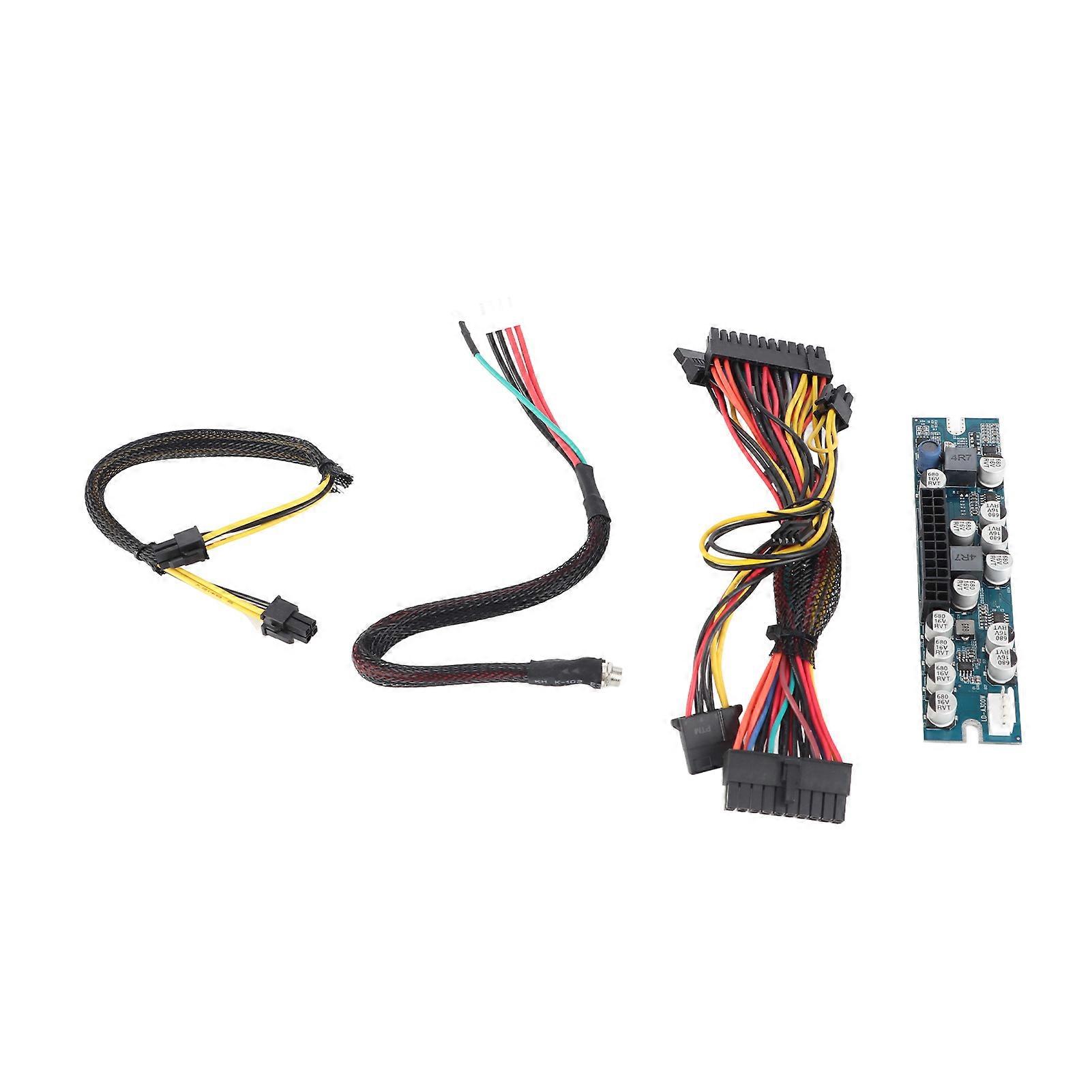 PC PSU DC 12V Input 300W Computer Power Supply Module with 24Pin Connect/ AUX/ SATA Cable