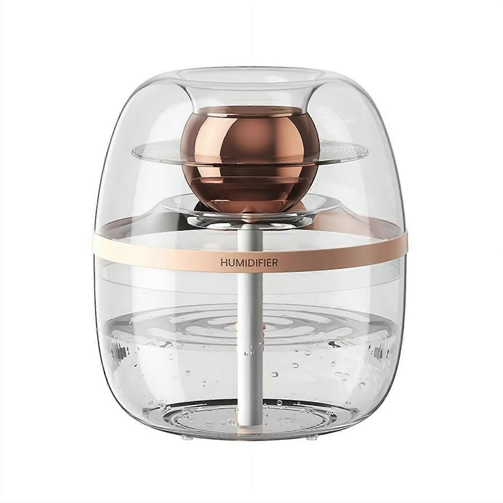 Humidifier, Clear 3L Cool Mist Desktop Quiet Humidifier, Supersized for Large Room