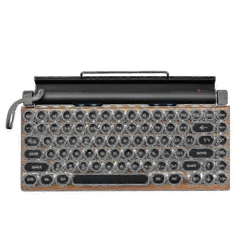 83 Keys Retro Typewriter Keyboard - Wireless Bluetooth Mechanical Keyboard For Laptop And Computer