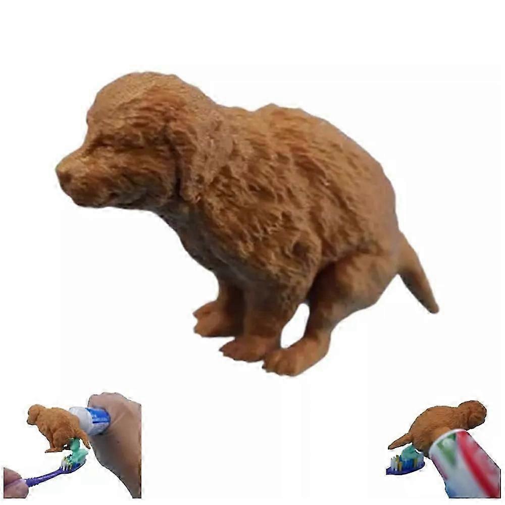 Hilarious Golden Retriever Puppy Poop Toothpaste Dispenser,Funny Dispenser New