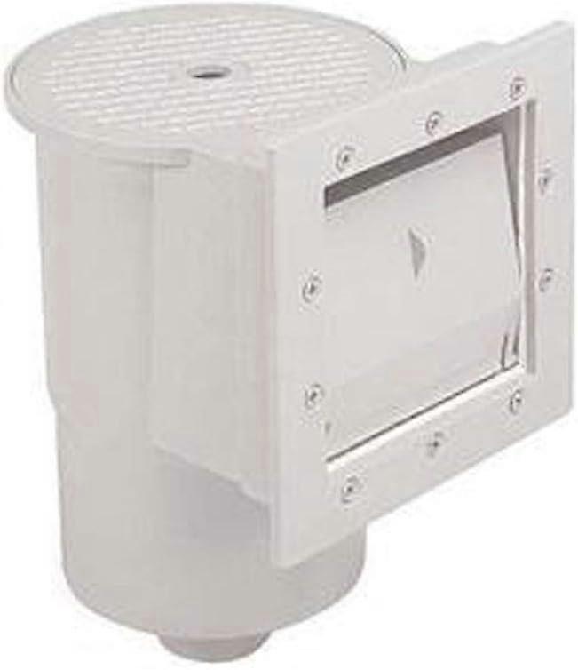 Pool Skimmer System, Premium Quality Durable Construction for Above-Ground Pools, Universal Compatibility Complete Accessory Kit (White)