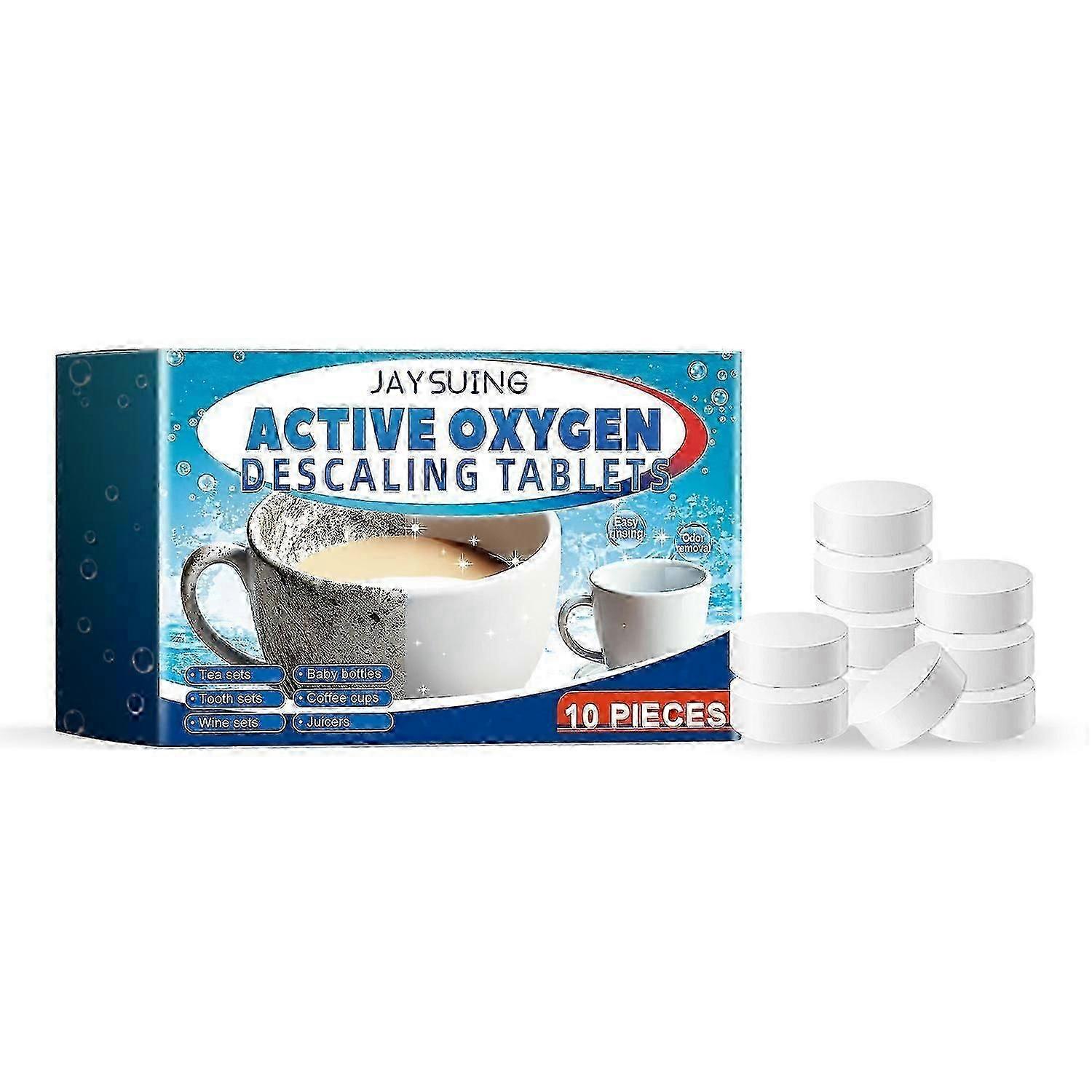 Comprimés effervescents Jaysuing pour le nettoyage des taches de café et de thé