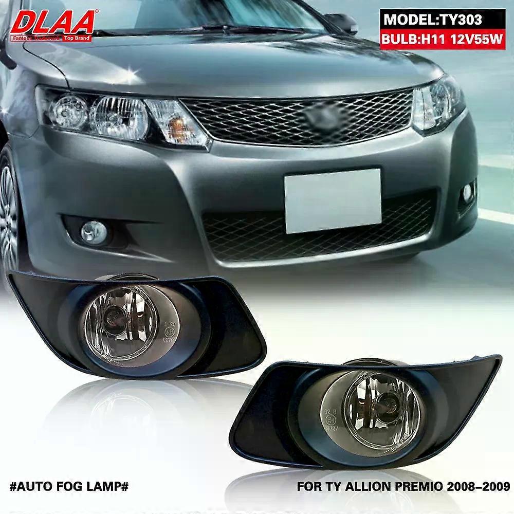 High qualityDLAA For  ALLION PREMIO 2008-2009 Front Fog Lights Car Styling Spot Light Fog Lamps With Switch - 1 Pair
