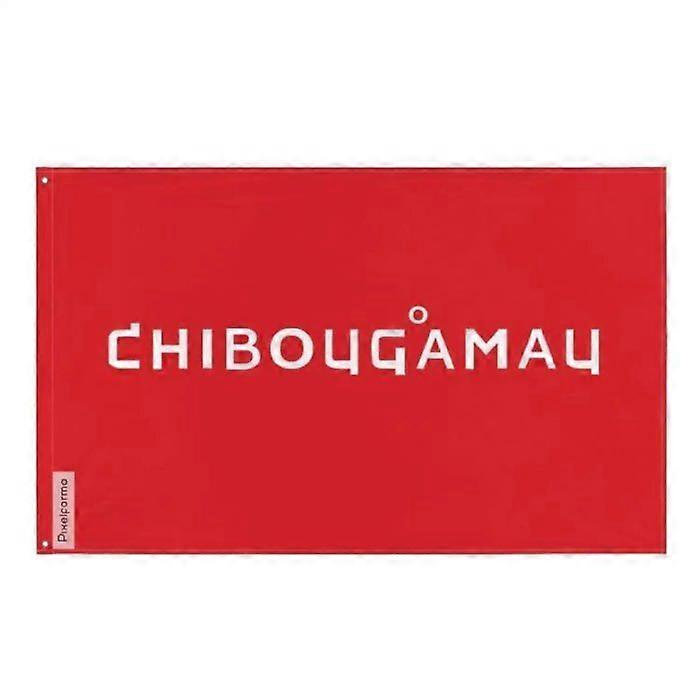 Flag - Chibougamau - 120 x 180 cm - Polyester - Double-sided print - Iron eyelets